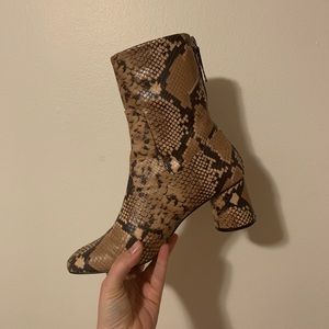 Snake Zara booties